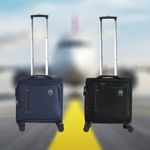 Laptop Briefcase Pilot Bag Business Office Wheeled Trolley Case Travel Cabin Bag