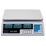 ACS-30 40kg/5g Digital Price Computing Scale for Vegetable UK Plug Silver/white