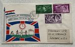 GB QEII 1958 Commonwealth Games Numbered FDC Empire Games Barry Slogan Cat £90+