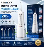 Luxecare Luxe Water Flosser, IPX8 Waterproof Double Flosser for Home Travel UK