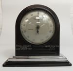 Vintage Art Deco Bakelite Thermodial Desk Thermometer Industrial 1930's #250