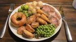 PROP FOOD   SUNDAY CARVERY ROAST BEEF DINNER  TV FILM SHOW HOME PROP