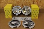 Hella Rallye 3000 spot lights with covers 12/24v Road Rally legal 1F8006800-311