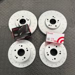 Ford Fiesta MK7 ST 180 C Hook Performance Brake Discs Brembo Pads Front & Rear