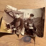 Boer War Era Photo Two Army Royal Engineers Soldier Carpentry Chatham 16x11cm