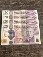 4 Consecutive £20 Notes With King Charles EL 52 ￼