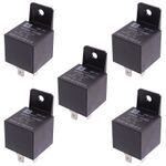 5 x 12V Automotive Changeover Relay 40A 5-Pin Car Bike Van Auto