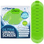 Airsenz Ultra Urinal Mats – 50% Higher Fragrance Content Urinal Screens x10