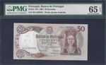 Portugal, 50 Escudos 1964 P-168 ☆PMG 65 EPQ Gem UNC☆, LOW SERIAL