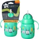 Tommee Tippee Superstar Weighted Straw Cup for Toddlers with INTELLIVALVE 100...