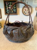 Large Japanese Ikebana Basket