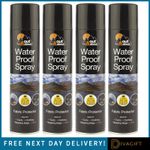 WATERPROOF SPRAY FABRIC PROTECTOR FOR CLOTHING TENTS SHOES CAMPING COAT 300ML 