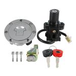 For Honda Ignition Switch Fuel Cap Seat Lock Keys NT650 HAWK NT700V DEAUVILLE