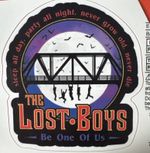 VAMPIRE LOST BOYS STICKER, “HIGH DEF” Sticker Scrapbook, 7 cm X  6.5cm