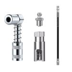 Grease Gun Coupler, 1/8 Inch NPT Right Angle Grease Coupler, 90 Degree