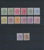 GOLD COAST 1884-91 SET WITH MANY SHADES MINT SG 11/19 CAT ~£250