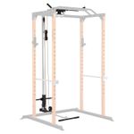 Mirafit M100 Power Rack Cable Pulley System Home Gym Weights Lifting #048