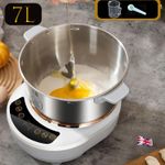 7L Electric Dough Mixer Home Auto Kneading Dough Maker with Ferment Function UK