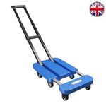 Portable Folding Trolley Flexible with 6 Wheels for Luggage and Cargo Handling