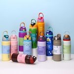 Owala Freesip Water Bottle Stainless Steel 24oz 32oz Multicolor Blue Bow Bottle