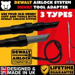 Numatic Henry Vacuum Hose Adapter to DeWalt AirLock DWV9000 SCREW DWV901L/902M