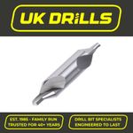 CENTER DRILLS HSS - TOP QUALITY CENTRE DRILL BITS FROM 1.0mm - 6.3mm