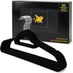 Velvet Hangers | Pack of 50 Premium Velvet Hangers For Clothes | Clothes Hanger