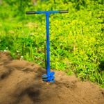 Woodside Manual Garden Earth Auger 150mm Fence Post Hole Digger Hand Drill