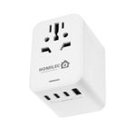 Universal Travel Adapter Worldwide Plug UK EU AU US with USB-C Port Fast Charger