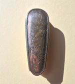 Vintage Silver Floral Engraved Silver-Coloured Grooming Clothes Brush Bristles