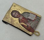Icon of Jesus Chris Pantocrator, Tapestry Bag, Christ the Teacher, Precious Gift