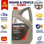 Comma - EP80W-90 GL-4 Mineral Gear Oil Fluid Lubricant Lube 5L - GO45L