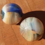 Vintage Vitro Agate Trilite Pairing 5/8 UV Active M+