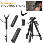 Telescopic,shooting sticks, hunting shooting stand,Gun rest,tripod stalking rest