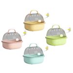 Hamster Travel Carrier Cage Transparent Hamster Accessory Pet Outgoing Cage for