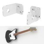 1/2Pairs Acrylic Guitar Hanger Wall Mount Stand Hook Wall Holder Rack Bracket UK