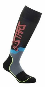 ALPINESTARS MX PLUS 2 BOOT SOCKS BLACK YELLOW CORAL MOTOCROSS ENDURO CHEAP NEW