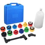 15x Engine Oil Filling Funnel Tool Filler Adapters For Audi VW Ford BMW Mercedes