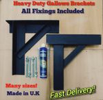 2 Gallows/Chimney Brackets Removal Kit, With Fixings CERTIFIED SAFETY all sizes