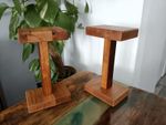 Solid Oak Speaker Stands