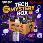 AMAZON +  TARGET 20-40 Items New / Open Box Random Mystery Box Electronics Gift