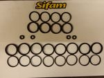 KAWASAKI ZX12R ZX9R ZX6R TOKICO 6 pot Front Caliper Seal Kit Seals Full Set OEM