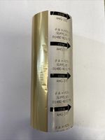 Gold Foil (AHG-333) Used for hot foil stamping or craft 150mm x 122Mtrs