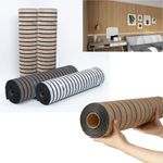 5X 3D Wood Grain Panel Effect Wallpaper Stick Self-Adhesive Wood Slat Wall Panel
