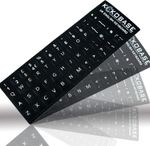 UK Replacement English British Universal Keyboard Stickers for Laptop, Computer