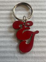 Elton John Key Ring Keychain Red enamel hi gloss 