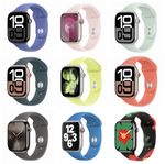Genuine Apple Watch Sport Band 49mm 46mm 45mm 44mm 42mm 41mm 40mm ALL COLOURS