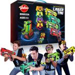 VATOS Rechargeable Laser Tag Guns 4 Player Packs with Receivers for Kids Age 6+