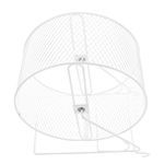 Quiet White Metal Exercise Wheel for Small Pets with Silent Bearing