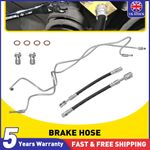 For VW Golf MK4 Bora 1.4 1.6 1.8T 1.9 TDI 2.0 (98-) Pair Rear Brake Pipes Hoses